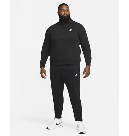 Світшот чоловічий Nike Sportswear Club Half Zip Sweatshirt Black Dd4732-011