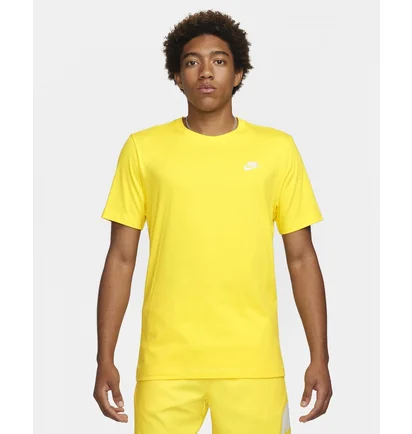 Футболка мужская Nike T-Shirt Sportswear Club Yellow AR4997-718