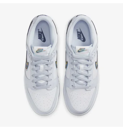 Кросівки чоловічі Nike Dunk Low 3D Swoosh Grey Dv6482-100