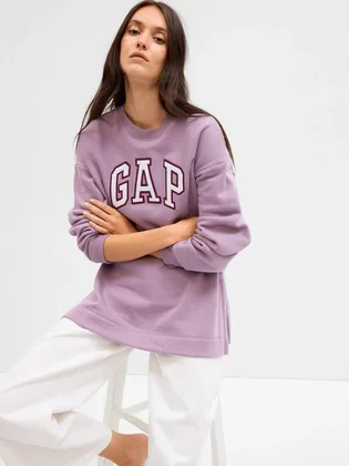 Світшот жіночий Gap Crewneck Logo Violet 741683-02