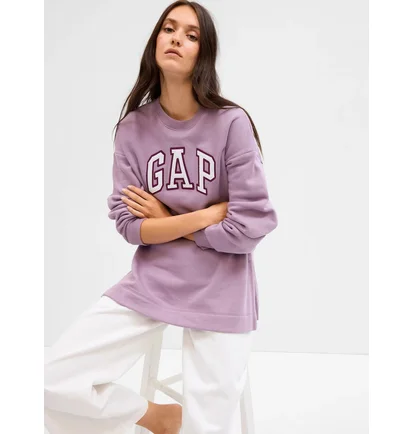 Світшот жіночий Gap Crewneck Logo Violet 741683-02