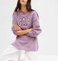 Світшот жіночий Gap Crewneck Logo Violet 741683-02