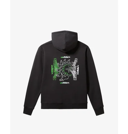 Худи мужское AUSTRALIAN Uwilldie23 Hoodie Fleece Black HCUFE0061-003