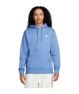 Худи мужское Nike Club Fleece Hoody Light Blue BV2654-450