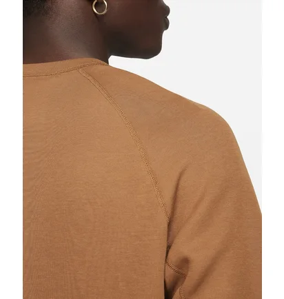 Свитшот мужской Nike Sportswear Tech Fleece Crew Brown FB7916-281