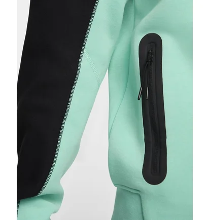 Толстовка мужская Nike Sportswear Tech Fleece Windrunner Black/Turquoise HF4432-349