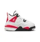Кросівки дитячі Air Jordan 4 Retro Red Cement White BQ7670-161