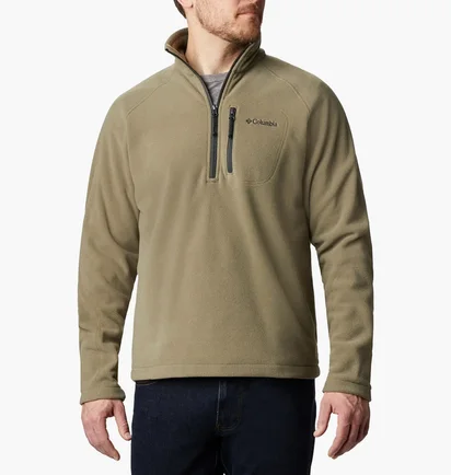 Кофта мужская Columbia Fast Trek Iii Half Zip Fleece Olive 1553511-398