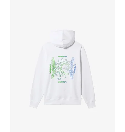 Худи мужское AUSTRALIAN Uwilldie23 Hoodie Fleece White HCUFE0061-002