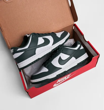 Кроссовки мужские Nike Dunk Low Green/White DV0833-111