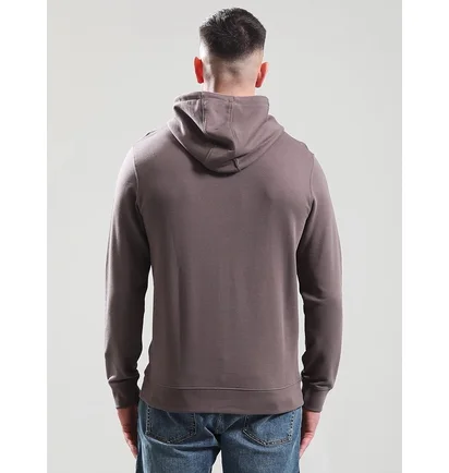 Худи мужское Lyle & Scott Superfine Hoodie Brown ML2256TON-X546-PLUM