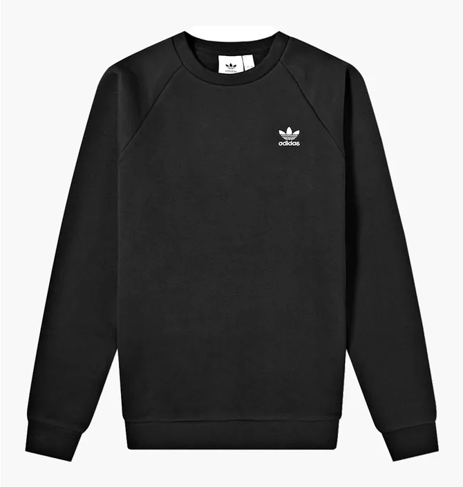 Свитшот мужской Adidas Adicolor Essentials Crewneck Black H34645