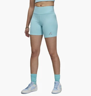 Шорты женские Air Jordan Ribbed Bike Shorts Turquoise DZ3180-464