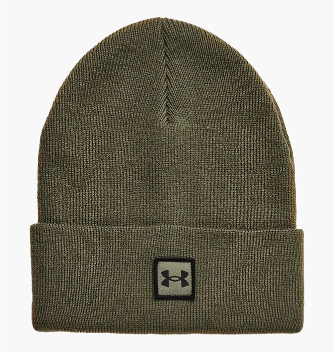 Шапка чоловіча Under Armour Halftime Cuff Olive 1373155-390