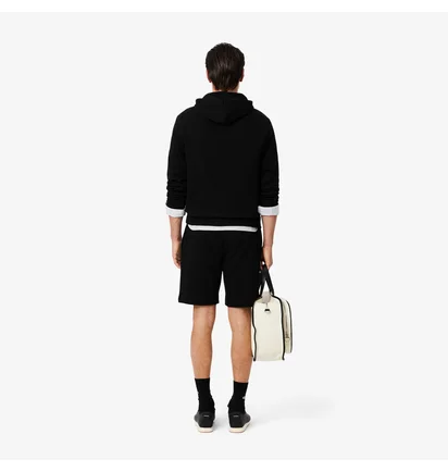 Шорты мужские Lacoste Non Brushed Fleece Black GH9627-51-031