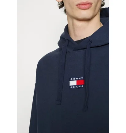 Худи мужское Tommy Jeans Tommy Badge Blue DM0DM10904-C87