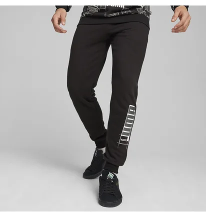 Штаны мужские Puma Ess+ Logo Lab Sweatpants Tr Cl Black 678980-01