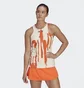 Майка женская Adidas Thebe Magugu Tennis New York Y-Back Tank Top White/Orange Ht4235