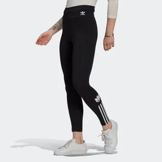 Леггинсы женские Adidas Adicolor 3D Trefoil High-Waisted Originals Black GT8461