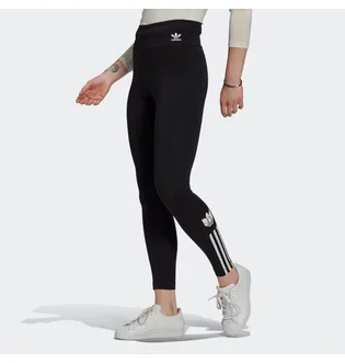 Леггинсы женские Adidas Adicolor 3D Trefoil High-Waisted Originals Black GT8461