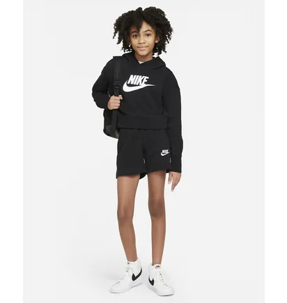 Худі дитяче Nike G Nsw Club Ft Crop Hoodie Hbr Black DC7210-010