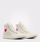 Кеди дитячі Converse X Comme Des Garçons Single Heart Chuck 70 White A08803C