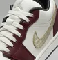 Кросівки жіночі Air Jordan 1 Low Se Lunar New Year Shoes Beige/Bordo FJ5735-100