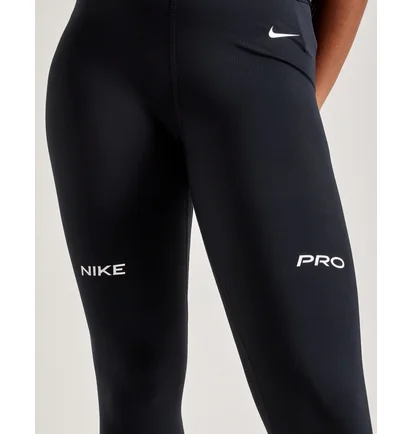 Леггинсы женские Nike Pro Mid-Rise Graphic Leggings Black FV7397-010