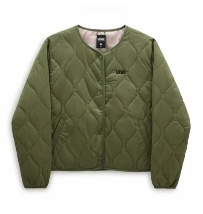 Куртка женская Vans Forces Os Short Rev Liner Jacket Green VN0A7RNGCDK