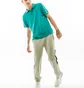 Поло чоловіче AUSTRALIAN Two-Stripes Polo Tech Pique R-Fit Turquoise LSUPO0006-913A