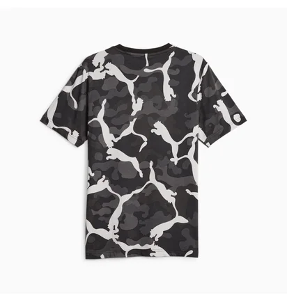 Футболка мужская Puma Ess+ Camo Aop Tee Grey 675943-01