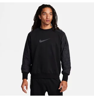 Свитшот мужской Nike Standard Issue Basketball Crewneck Sweatshirt Black FN2667-010