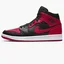 Кроссовки мужские Air Jordan 1 Mid Banned Black/Red 554724-074