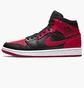 Кроссовки мужские Air Jordan 1 Mid Banned Black/Red 554724-074