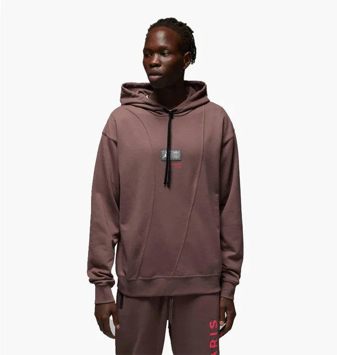 Худи мужское Air Jordan Paris Saint-Germain Pullover Hoodie Brown Dm3096-291