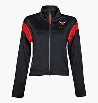 Кофта женская Nike Chi W Nk Trkst Jkt Cts 75 Nba Black DB1394-010