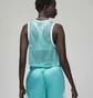 Майка женская Air Jordan Essentials Asymmetrical Jersey Tank Turquoise Do5035-379