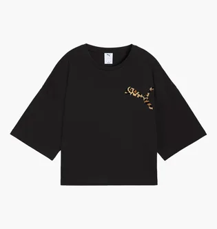 Футболка жіноча Puma Ess Leo Luxe Graphic Black 632337-01