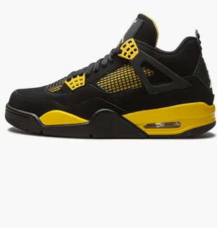 Кроссовки мужские Air Jordan 4 Retro Black 308497-008