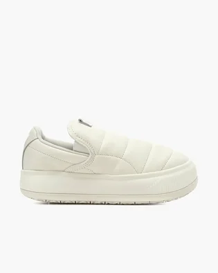 Тапочки женские Puma Suede Mayu Slip-On Leather White 384430-02