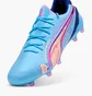 Бутсы унисекс Puma King Ultimate Volume Up Fg/Ag Light Blue 108069-01