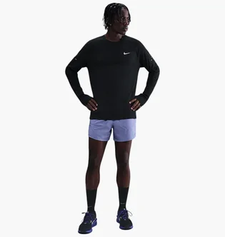 Лонгслів чоловічий Nike Df Stride Waffle Black HV2705-010