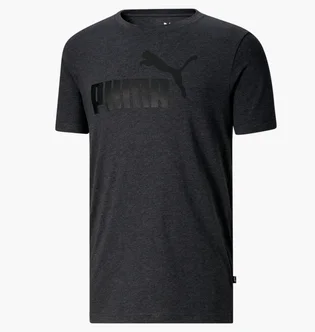 Футболка мужская Puma Essentials Heather Tee Black 586276-07
