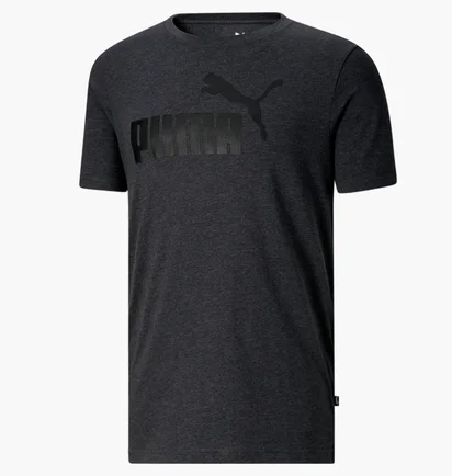 Футболка мужская Puma Essentials Heather Tee Black 586276-07