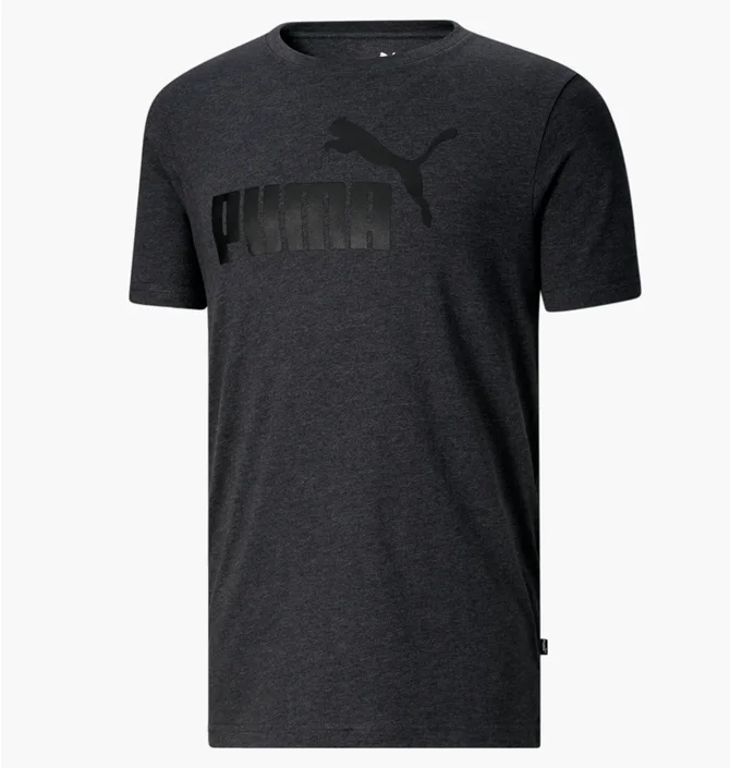 Футболка мужская Puma Essentials Heather Tee Black 586276-07