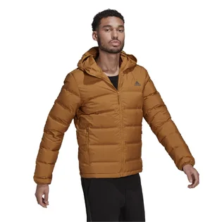 Куртка мужская Adidas Helionic Down Hooded Jacket Brown GU3953