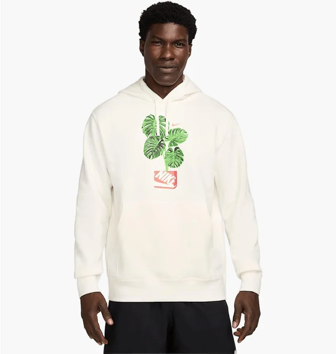 Худи мужское Nike U Nsw Club Hdy Po Bb Mdrn White HQ2967-133