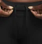 Шорти жіночі Nike Tight Mid-Rise Ribbed-Panel Running Shorts With Pockets Black DX2951-010