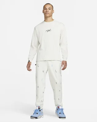 Лонгслів чоловічий Air Jordan Mens 85 Long-Sleeve T-Shirt White Dh8962-141