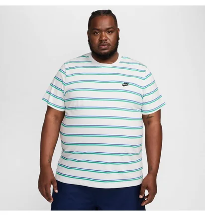 Футболка мужская Nike Club Stripe Tee White DZ2985-094